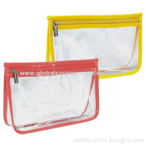 EVA Cosmetic Bag with Colored Binding